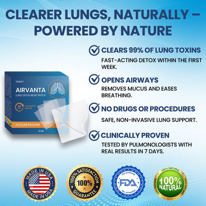 Timilk® AirVanta Lung Detox Relief Patch💖