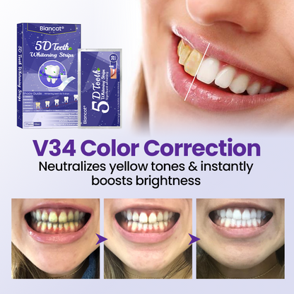 Biancat® 5D Teeth Whitening Strips💖